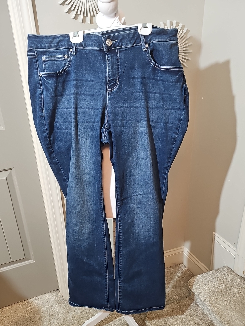 Cato Dark Indigo Boot Cut Jeans